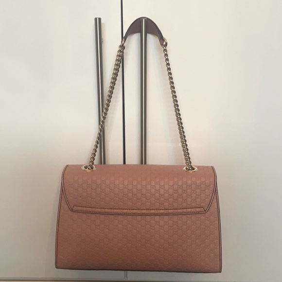 Gucci Guccissima Pink Emily Chain Bag - Picture 6 of 7